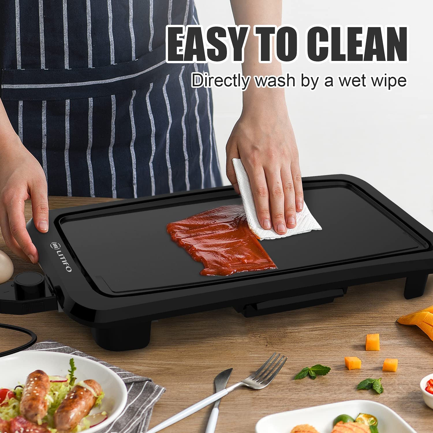 LITIFO Electric Griddle Indoor