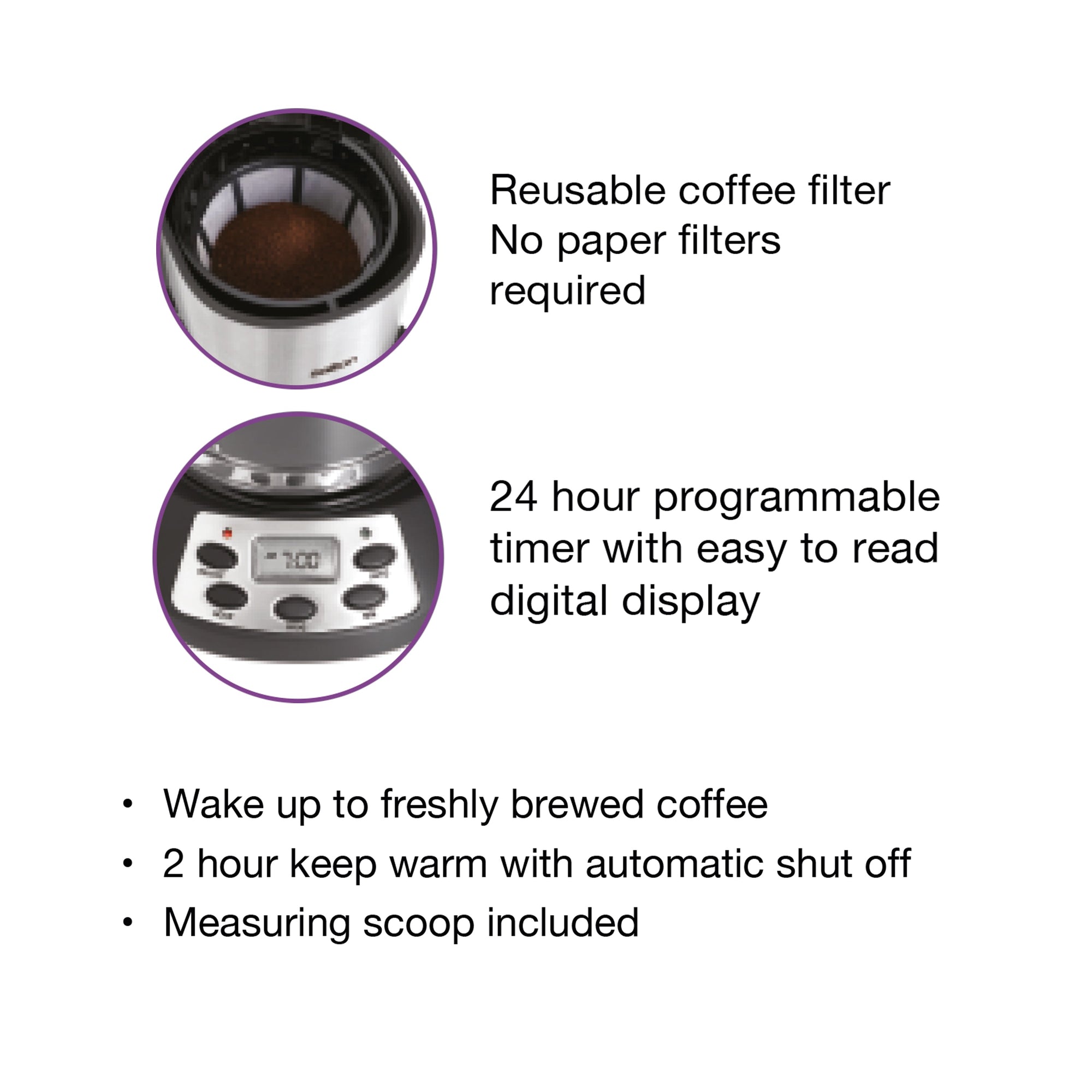 Salton Jumbo Java Coffee Maker 14 Cup