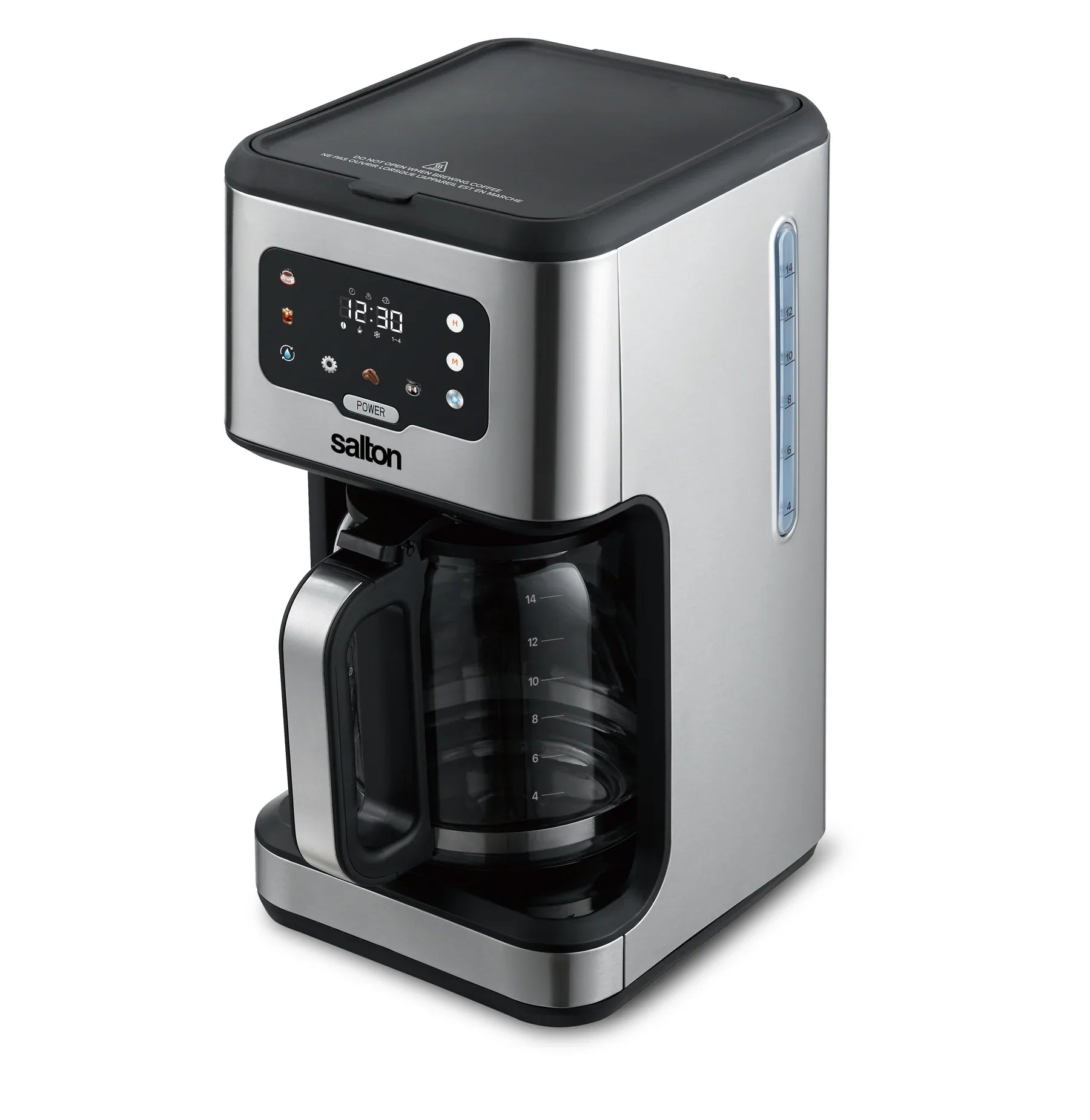 Salton Stainless Steel Digital Coffee Maker - 14 Cup