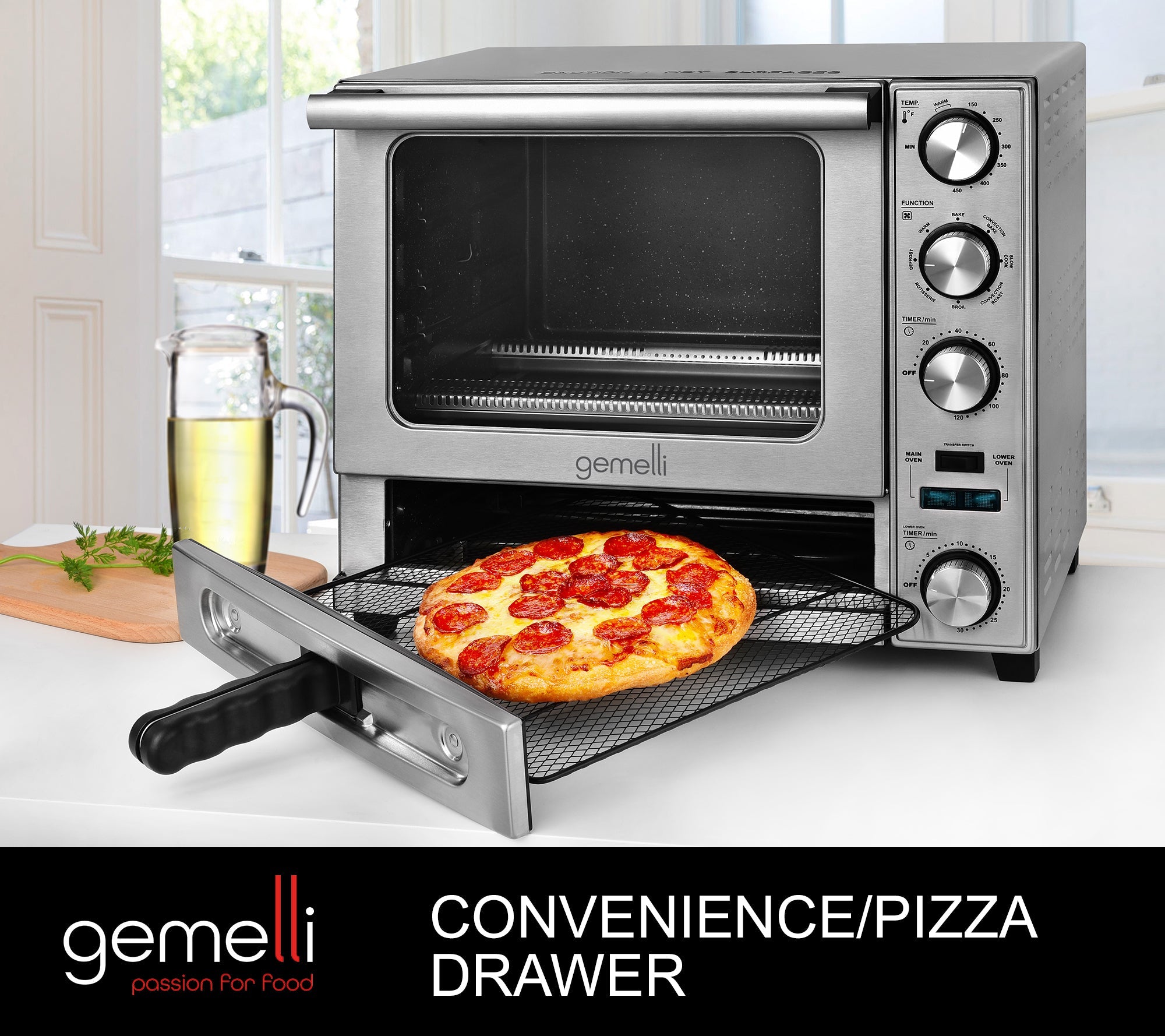 Gemelli Home Combination Twin Oven