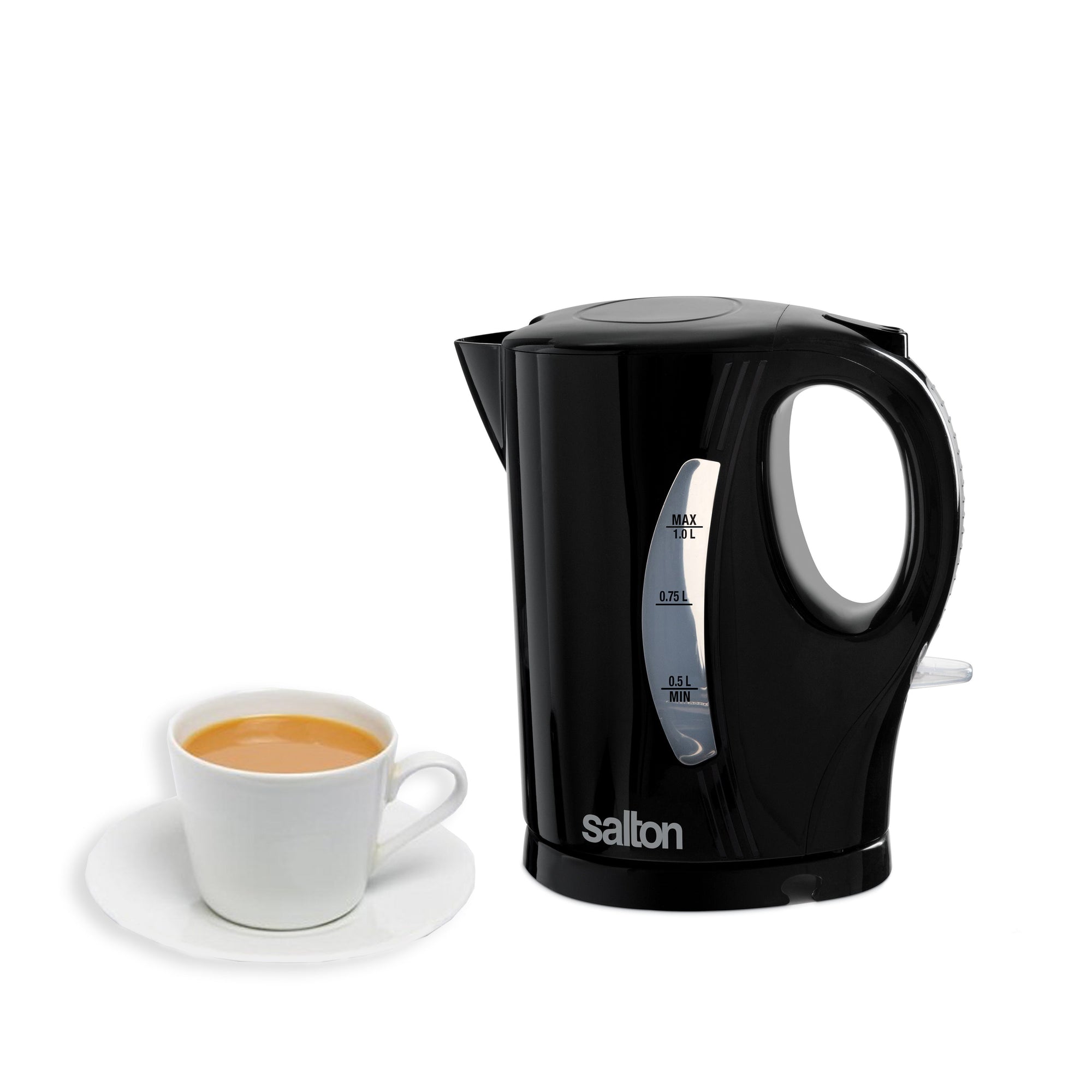 Salton Cordless Electric Kettle, 1 Liter with Automatic Shut-Off