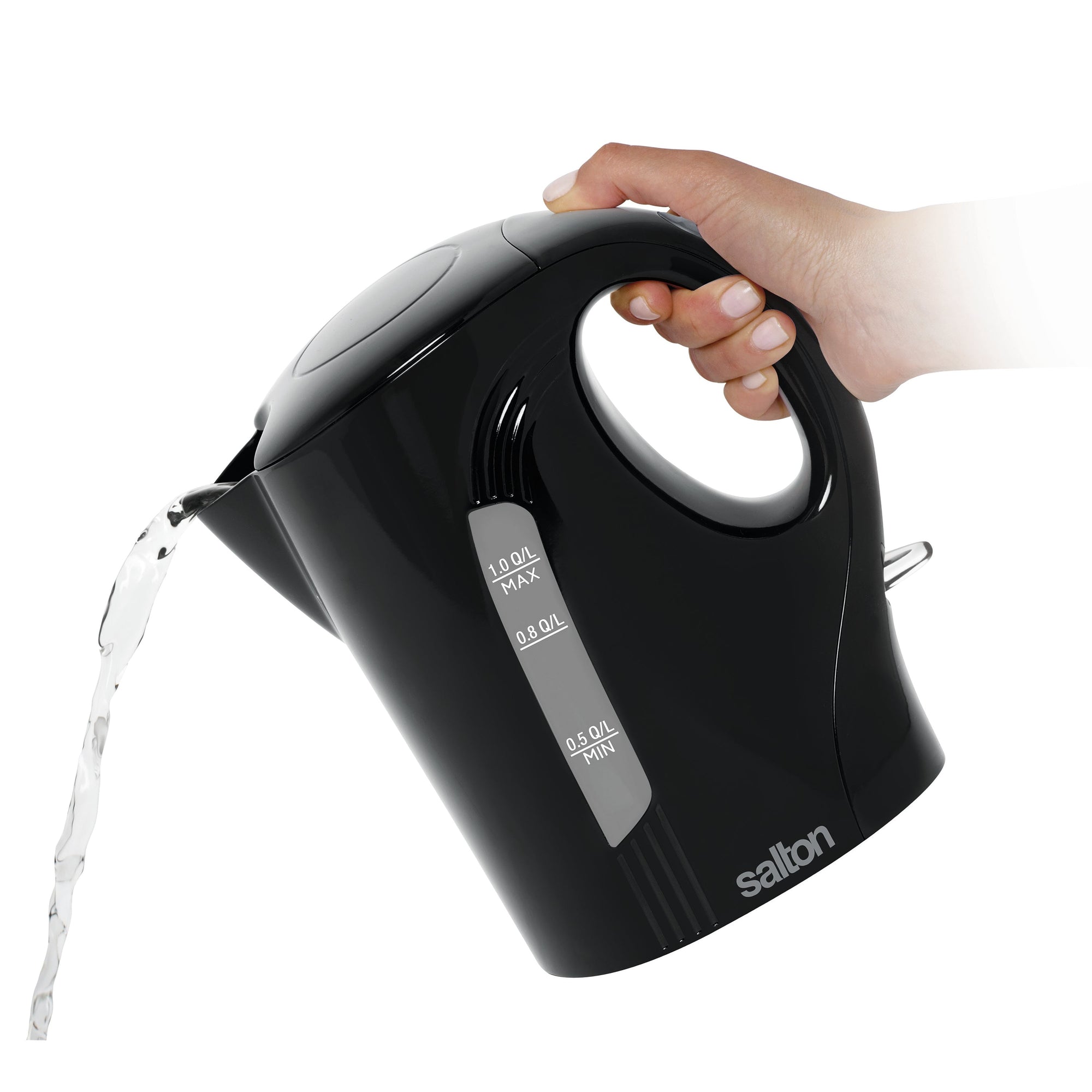 Salton Cordless Electric Kettle, 1 Liter with Automatic Shut-Off