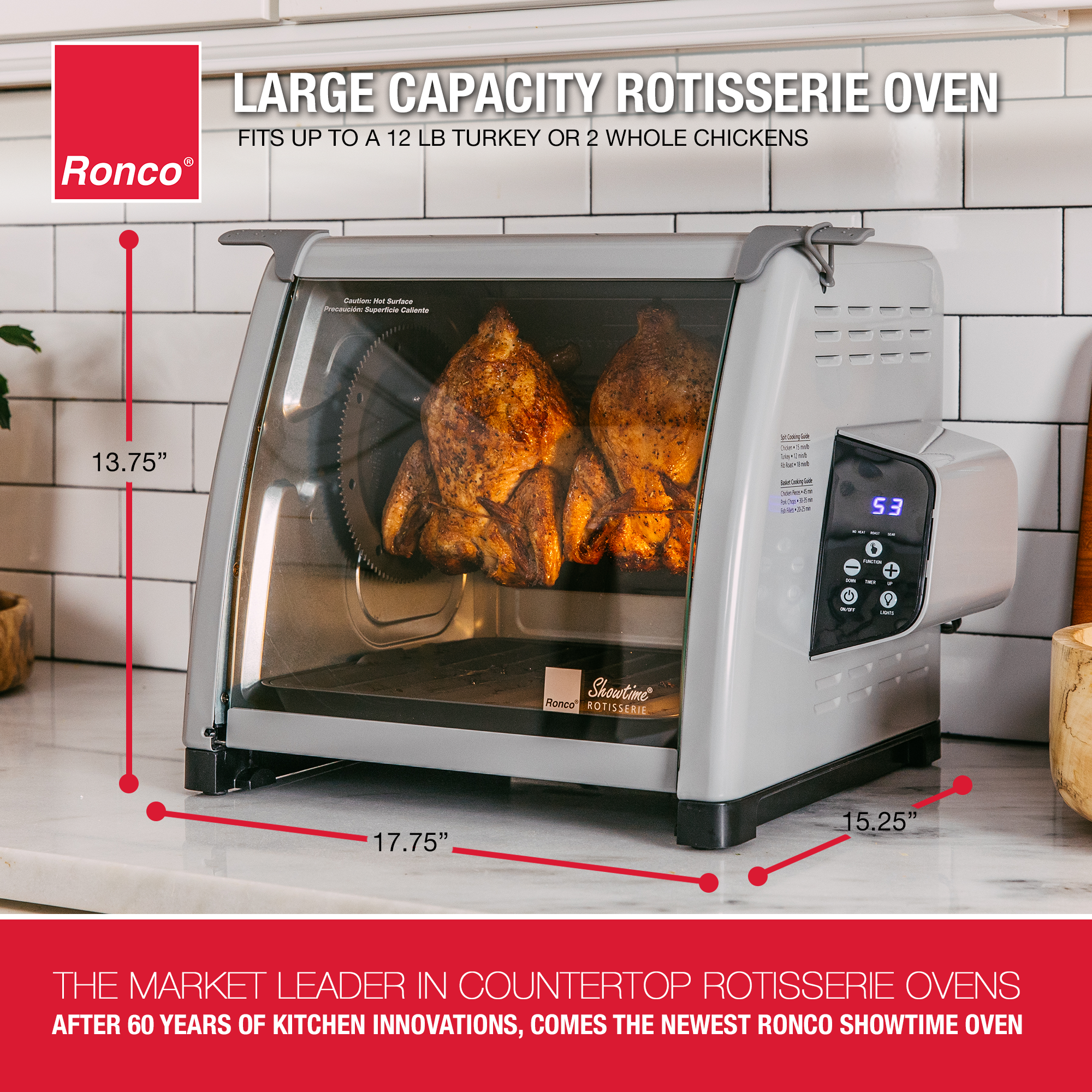 Ronco 6000 Platinum Series Rotisserie Oven
