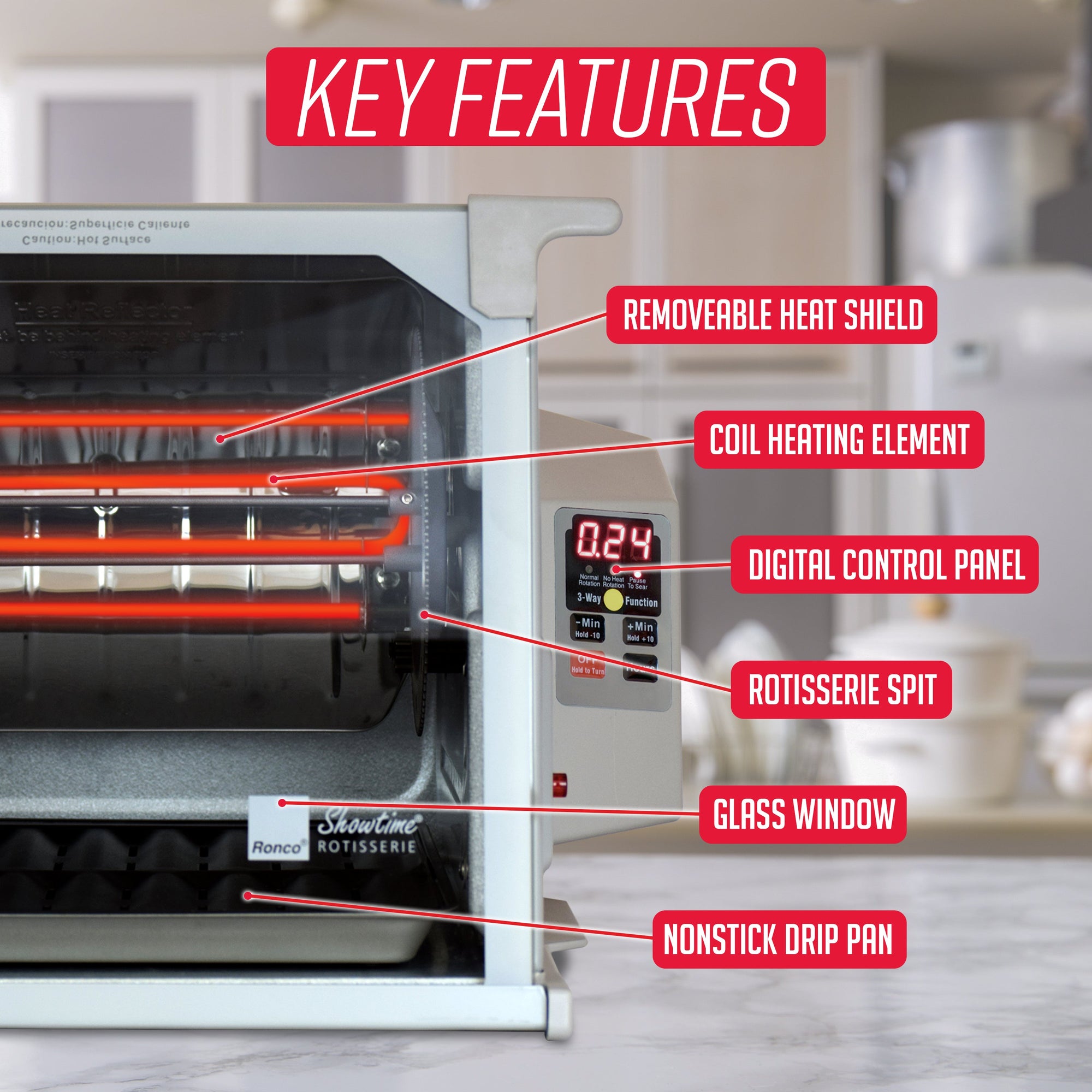 Ronco Showtime Platinum Digital Rotisserie