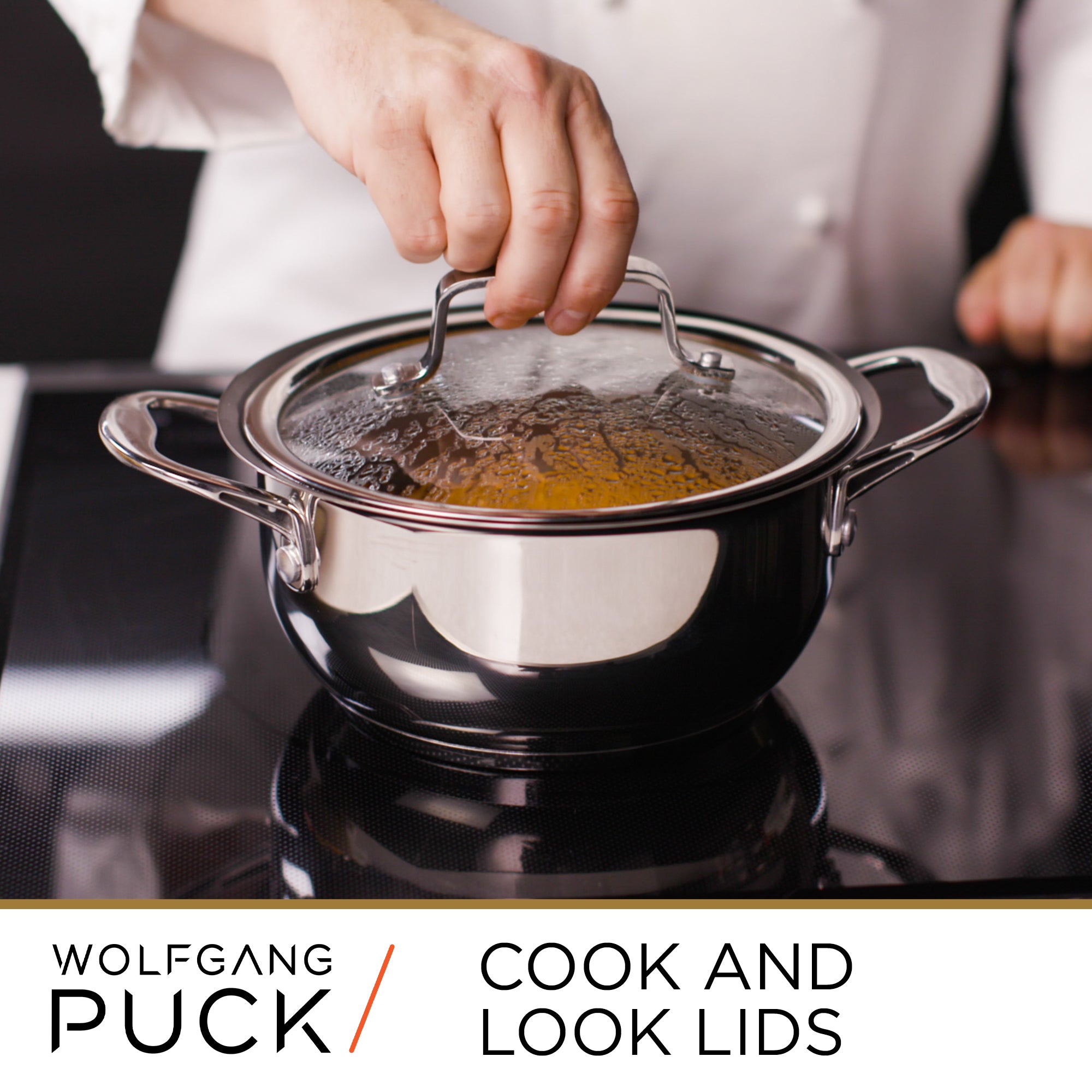 Wolfgang Puck 6-Piece Stainless Steel Pots and Pan Set