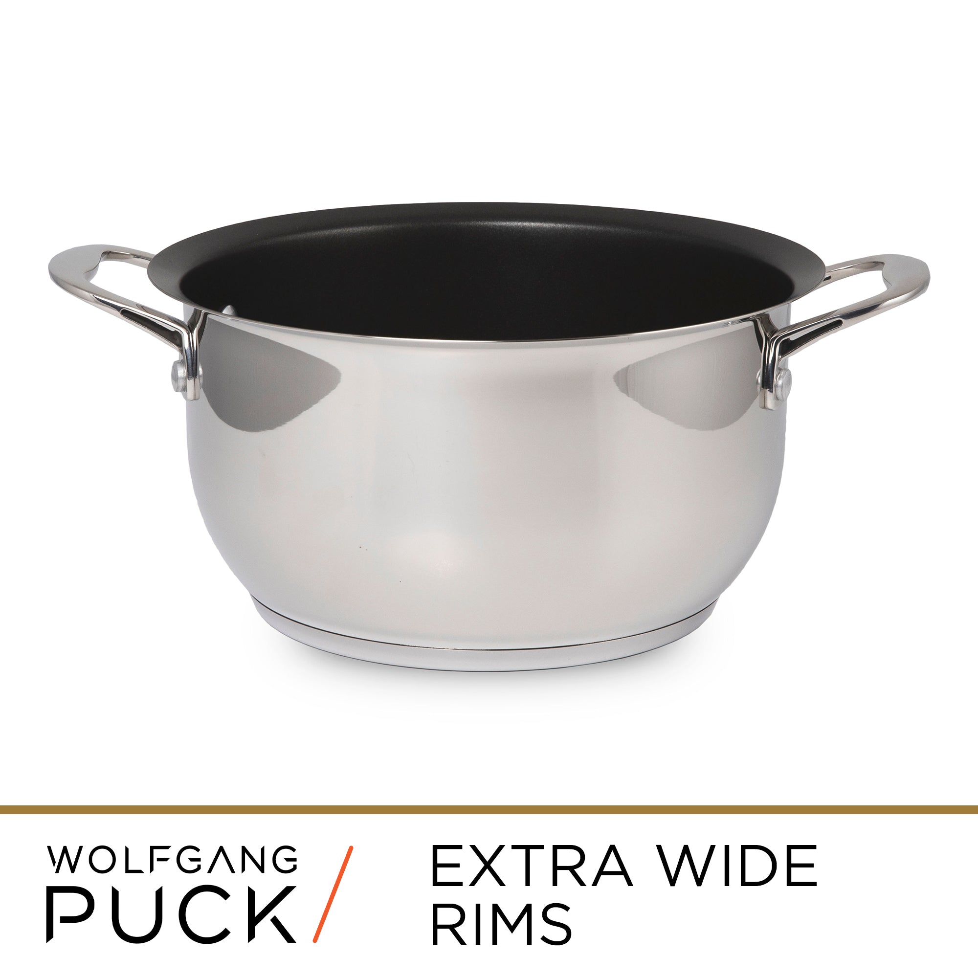 Wolfgang Puck 6-Piece Stainless Steel Pots and Pan Set