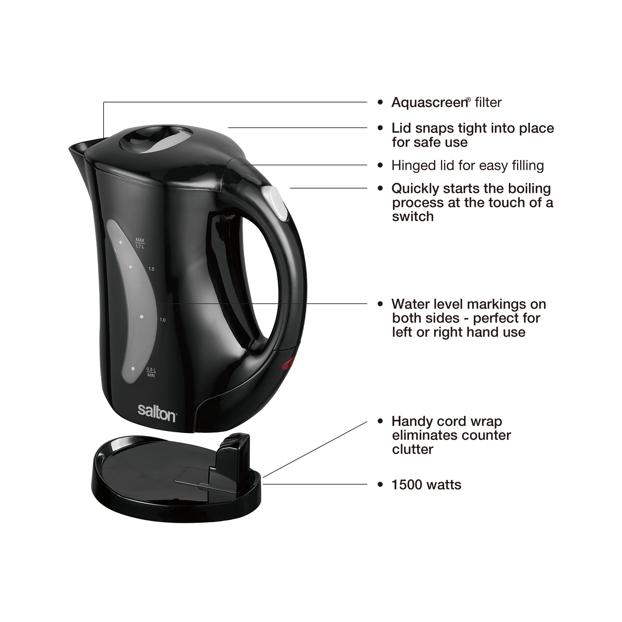 Salton Cordless Electric Kettle