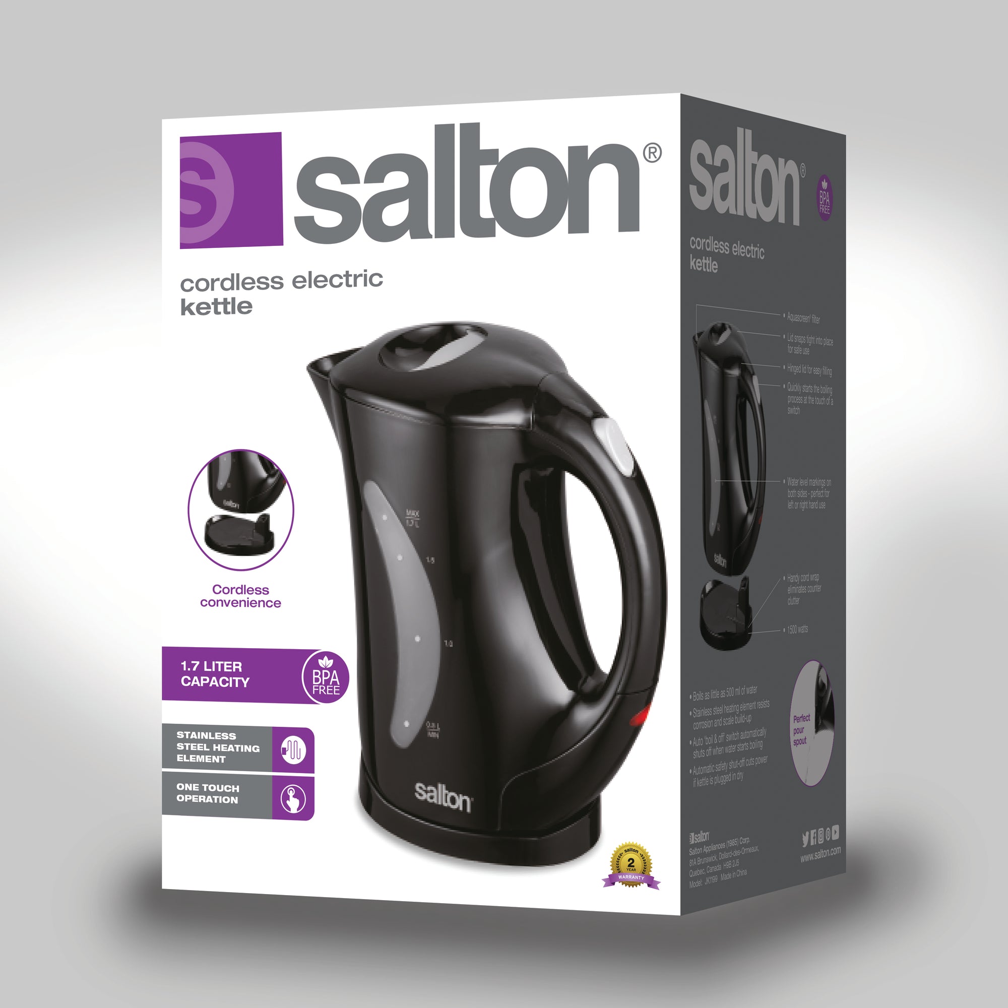 Salton Cordless Electric Kettle