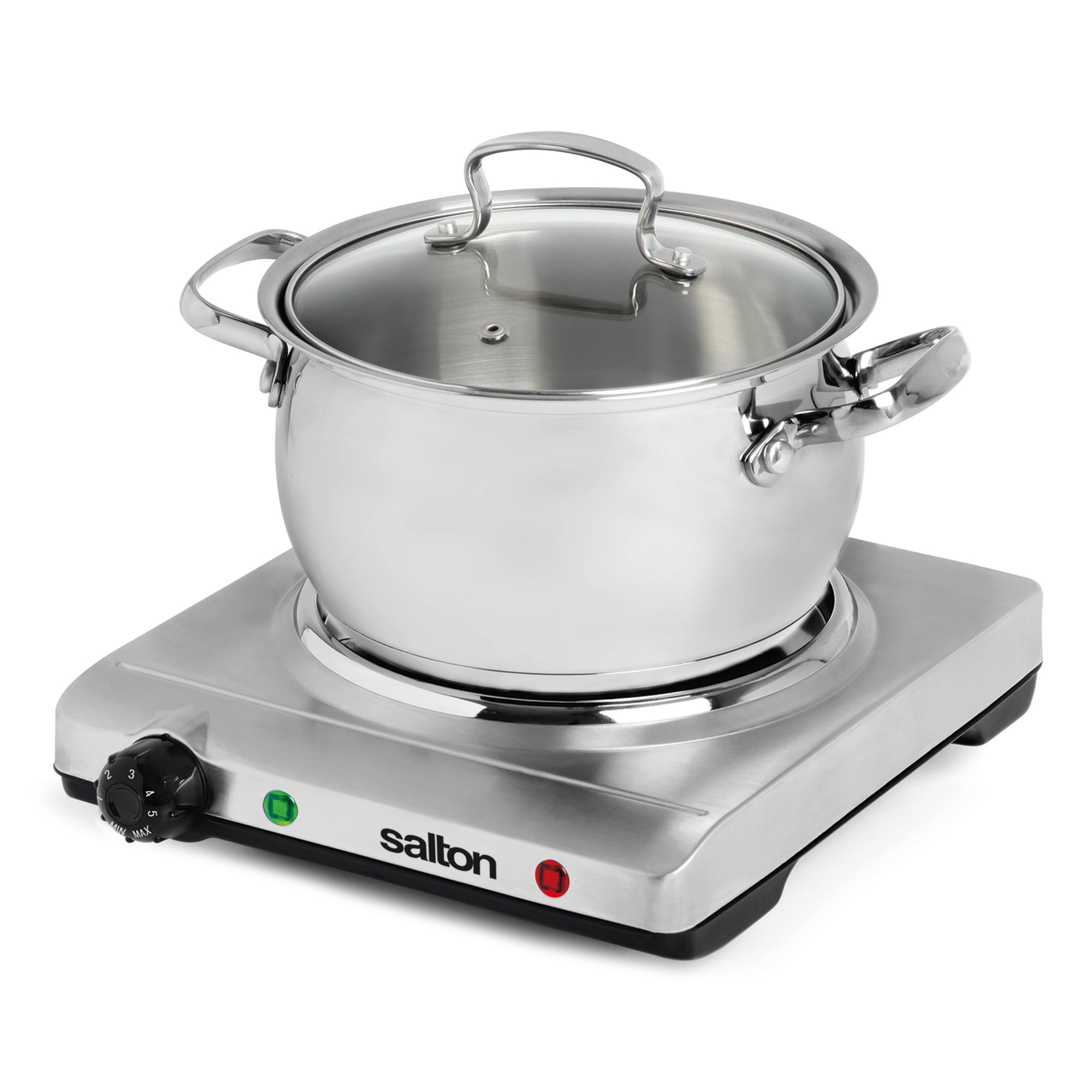 Salton Stainless Steel Portable Cooktop